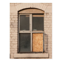 Derelict Building Post Card
