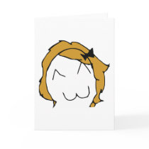 Derpina (Kitteh Smile) - Greeting Card
