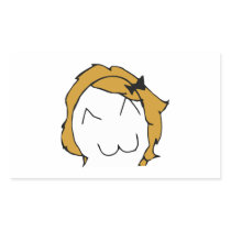 Derpina (Kitteh Smile) - Rectangle Stickers