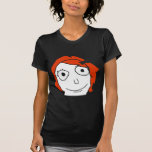 Derpina Red Hair Rage Face Meme Tee Shirt