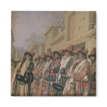 Dervishes' Chorus Begging Alms in Tashkent, 1870 magnets