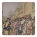 Dervishes' Chorus Begging Alms in Tashkent, 1870 stickers