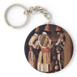 Dervishes In Holiday Decorations By Wereschtschagi keychains