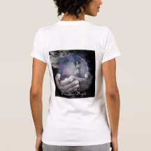 Descending Night-Women's Tee-in White