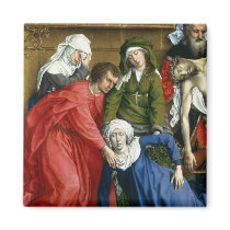 Descent from the Cross, c.1435 Refrigerator Magnet