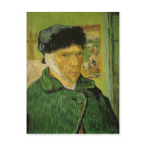 Description: A self-portrait by Vincent van Gogh w