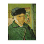 Description: A self-portrait by Vincent van Gogh w postcards