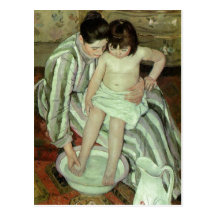 Description en:Mary Cassatt (18441926), The Bath O Postcard