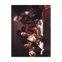 Description Michelangelo da Caravaggio Supper at E