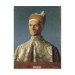 Descrpition Giovanni Bellini Portr?t des Dogen Leo postcards