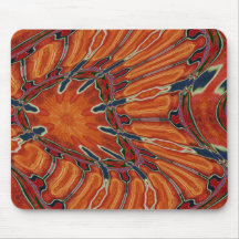 Desert Butterfly Abstract Mousepad