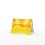 Desert Camel Caravan Sunburst Note Card