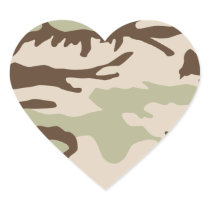 Desert Camo Pattern Stickers