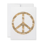Desert Camo Peace invitations