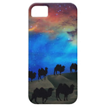 Desert caravan camels iPhone 5 cover