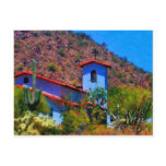 desert church postcard