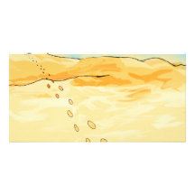 Desert Customized Photo Card