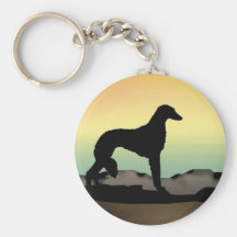 Desert Dog Saluki Key Chain
