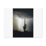 Desert Highlands Lightning Postcard