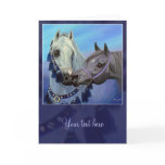 Desert Jewels Arabian horses greeting card