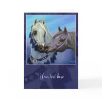 Desert Jewels Arabian horses greeting card