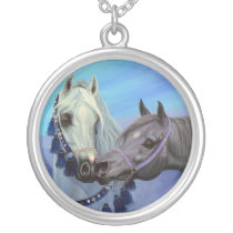 Desert Jewels Arabian horses necklace