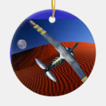desert moon christmas ornament