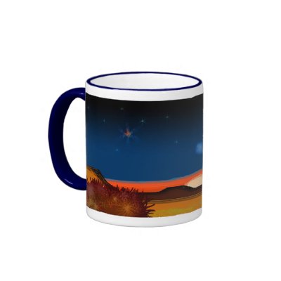 Desert Morning Coffee Mug by ZiaSun