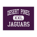 Desert Pines - Jaguars - High - Las Vegas Nevada postcards