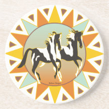 Desert Star Paint Horse Coaster