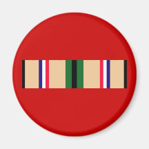 Desert Storm Ribbon Refrigerator Magnet