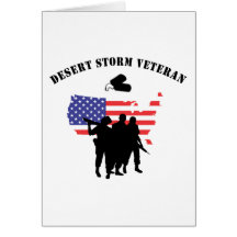 Desert Storm Veteran Greeting Card