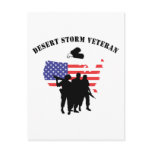 Desert Storm Veteran postcards