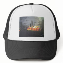 Desert Sunset Mesh Hats