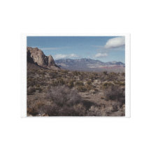 Desert View on canvas Canvas Prints