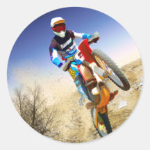 Desert Wheelie Motocross Stickers