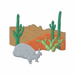Desert with Rabbit embroidered shirts