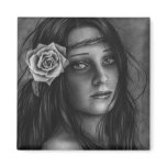 Deserted Rose Magnet