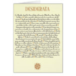 DESIDERATA Card=Sunburst
