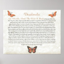 DESIDERATA  Cheerful Daisies Poster