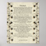 Desiderata "desired things", prose on parchment