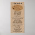 Desiderata - Footprint on Sand