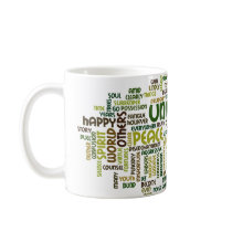 Desiderata Motivational Word Cloud Cup Coffee Mugs