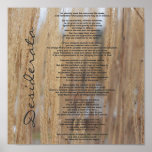 Desiderata Nature Poster