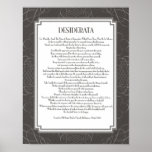 Desiderata Poem Print