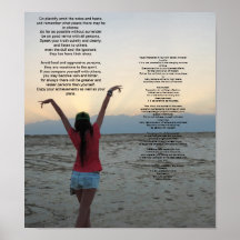 Desiderata Poster