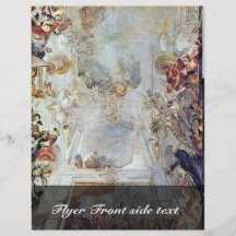Design For A Ceiling Painting Of The Allegory Of T Personalized Flyer