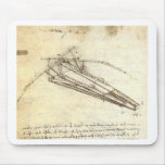 Design for a flying machine. mouse mat