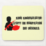 Design für Kinderrechte: Keine Kindersoldaten! mousepads