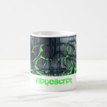 design-tribal, FlipDescript Coffee Mugs